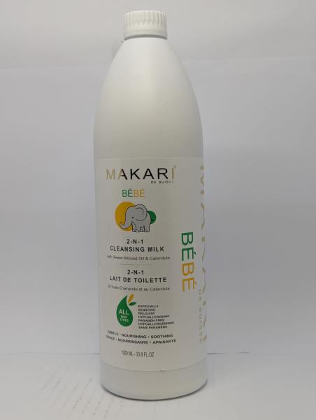 Makari Bebe 2-N-1 Lait De Toilette 1000ml